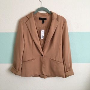 SALE 💓 NWT Forever21 tan blazer